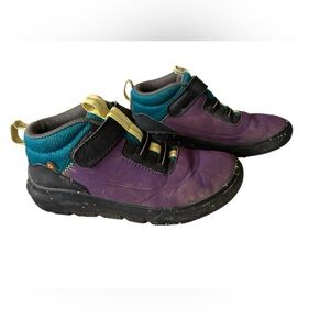 Vibrant Purple and Teal Kids Sneakers BOGS